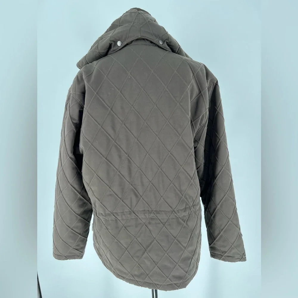 PACIFIC TRAIL HOODED CHOCOLATE BROWN JACKET, COZY WEATHER PROTECTION‎